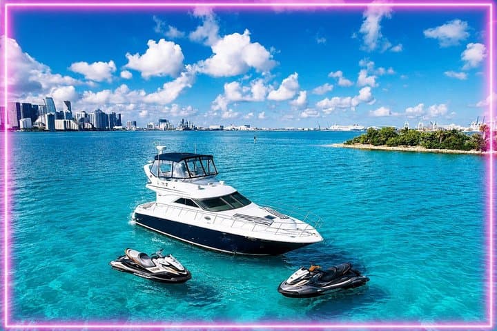 Private 50-ft Miami Yacht: 4 Hours + 1 Free, Optional Jet Ski
